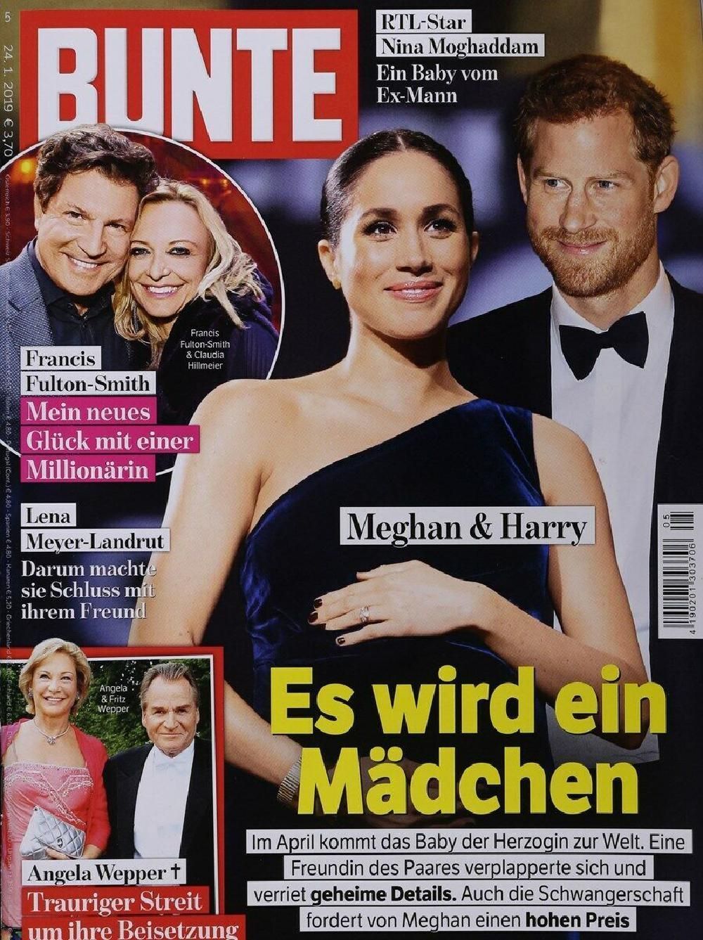 Bunte Magazin Deutschland 2019-05 Meghan Harry