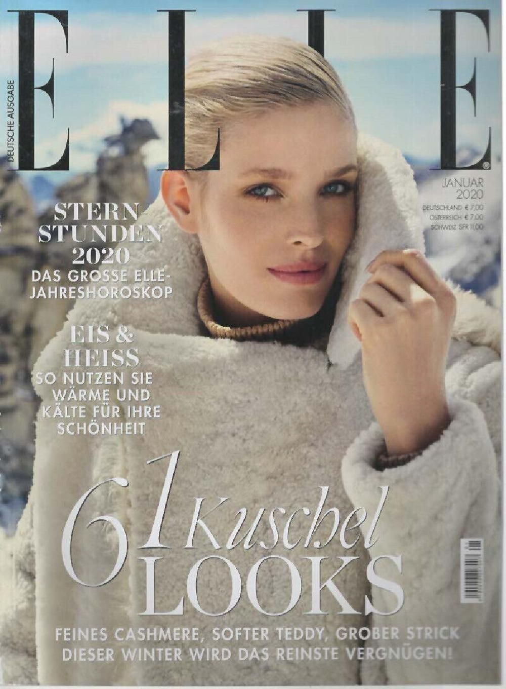 Elle Magazin Deutschland 2020-01 Alisa Ahmann