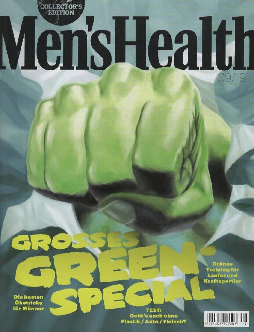 Mens Health Magazin Deutschland 2019-09 Green Lantern Edition