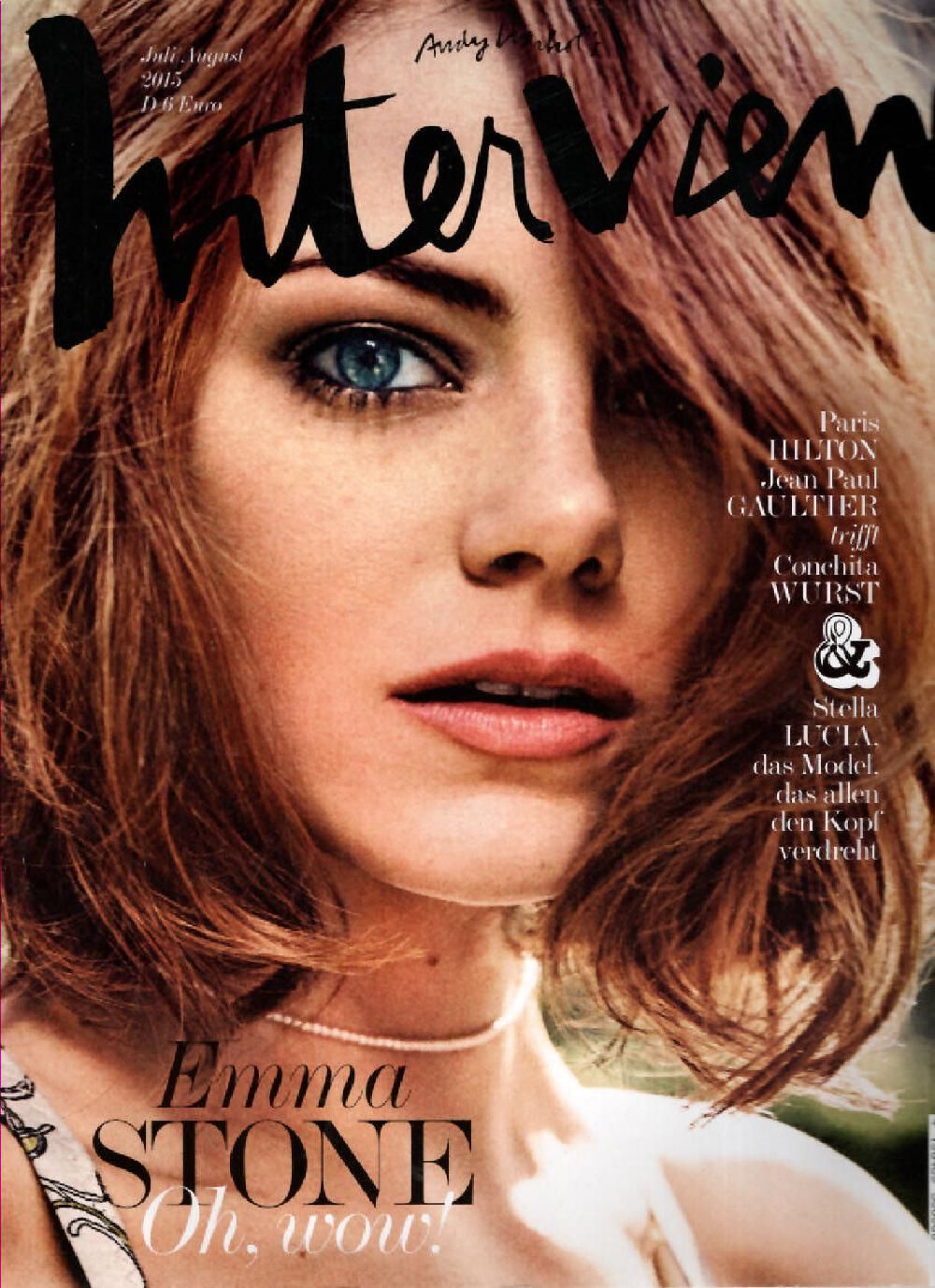 Interview Magazin Deutschland 2015-07 Emma Stone