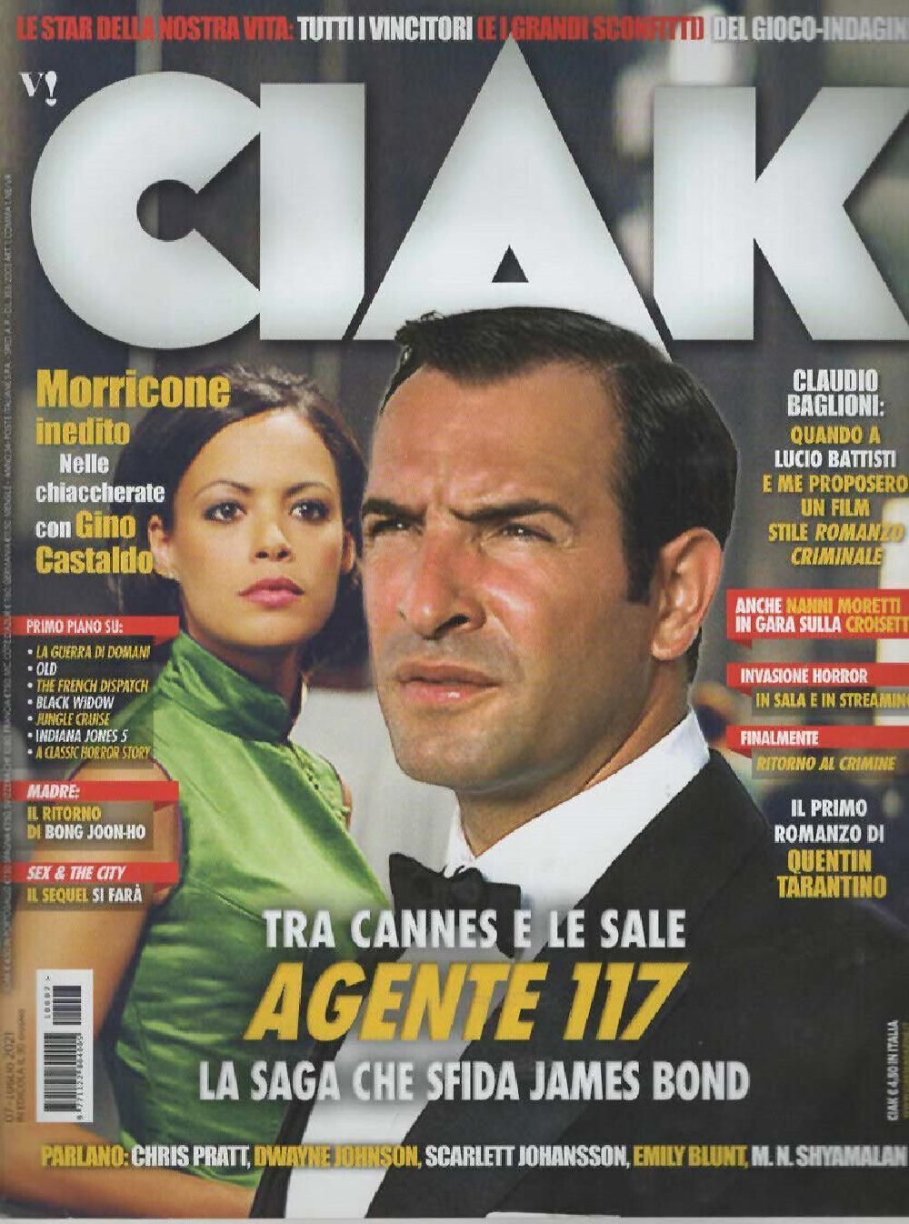 Ciak Magazin Italien 2021-07 Jean Dujardin