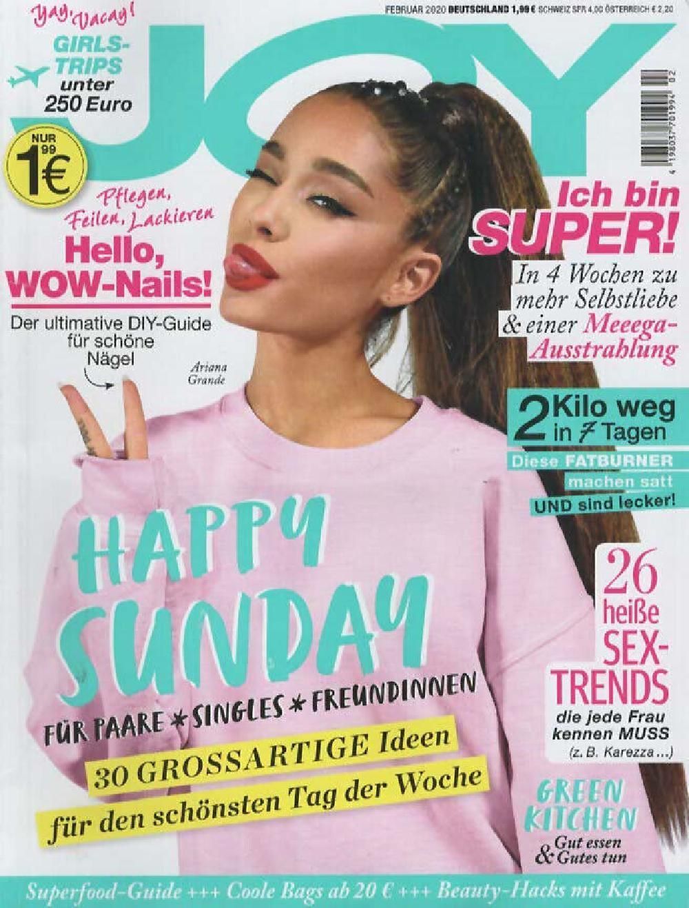 Joy Magazin Deutschland 2020-02 Ariana Grande