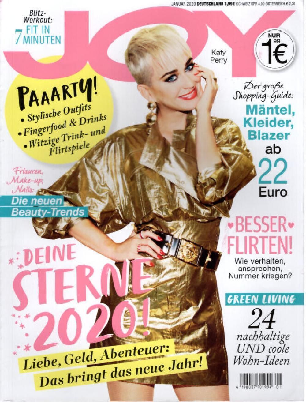 Joy Magazin Deutschland 2020-01 Katy Perry