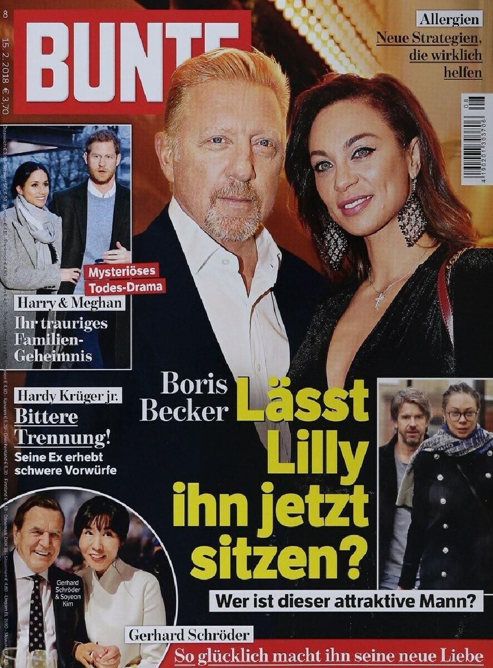 Bunte Magazin Deutschland 2018-08 Meghan Markle Harry Boris Becker