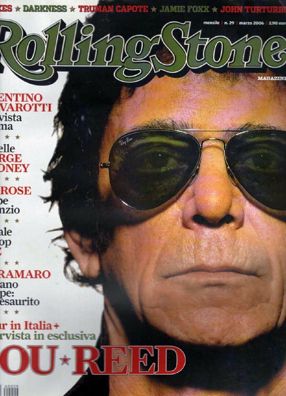 Rolling Stone Magazin Italien 2006 #29 Lou Reed George Clooney Axl Rose Jay-Z