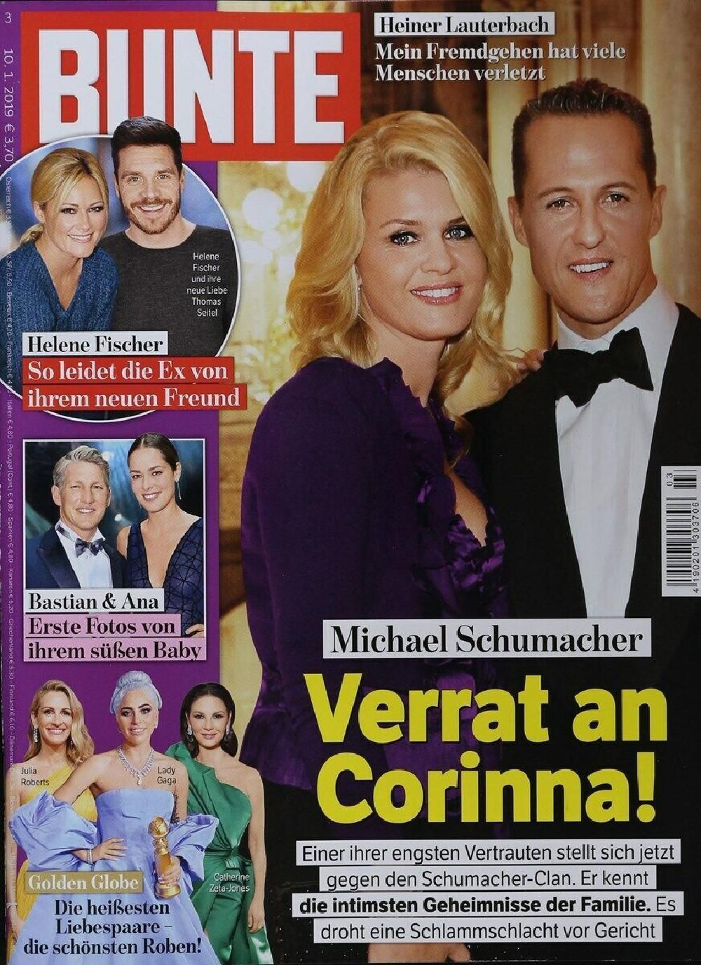 Bunte Magazin Deutschland 2019-03 Lady Gaga Julia Roberts Zeta-Jones