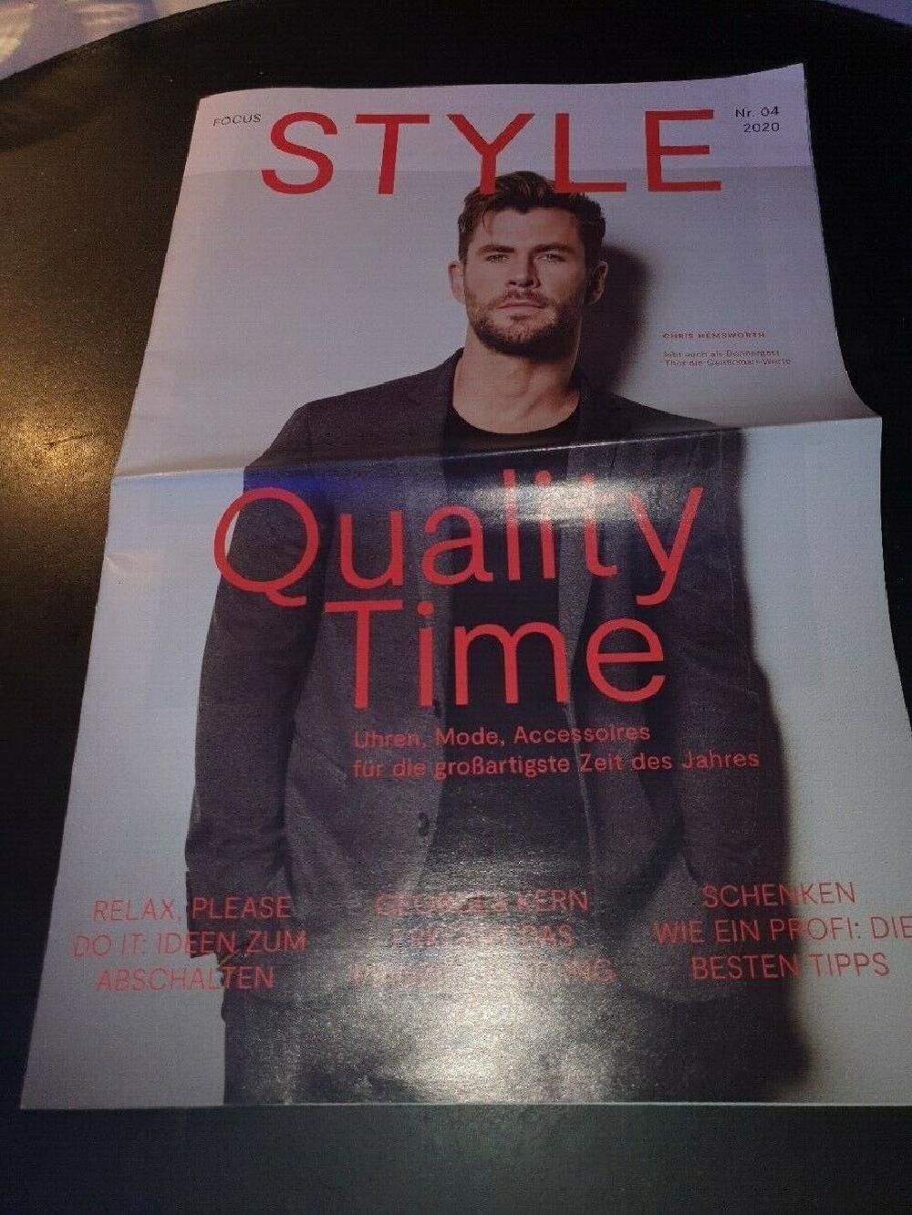 Focus Style Magazin Deutschland 2020-04 Chris Hemsworth