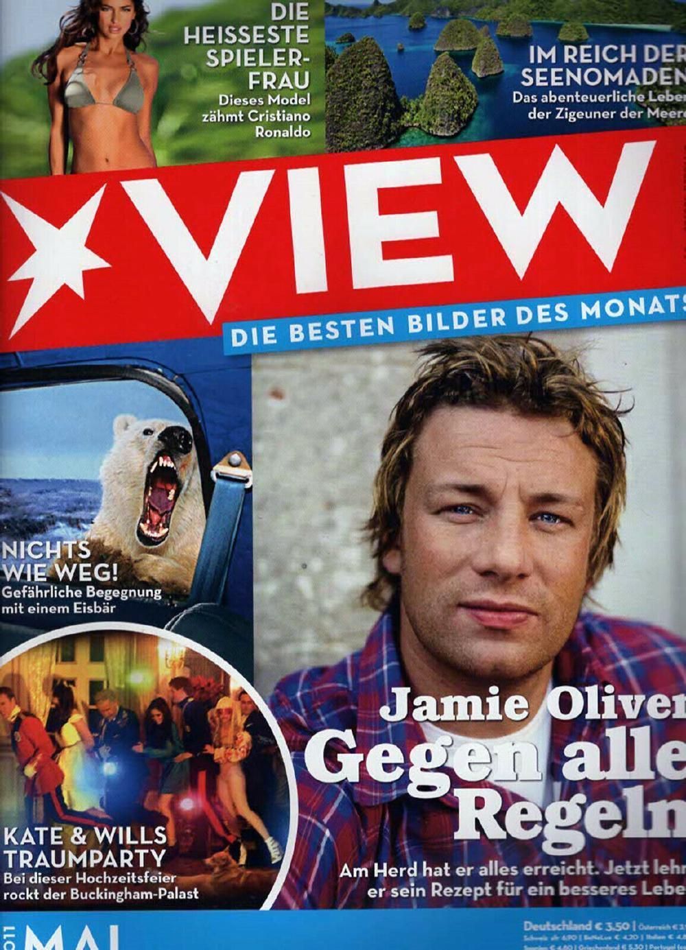 View Magazin Deutschland 2011-05 Jamie Oliver Irina Shayk Cristiano Ronaldo