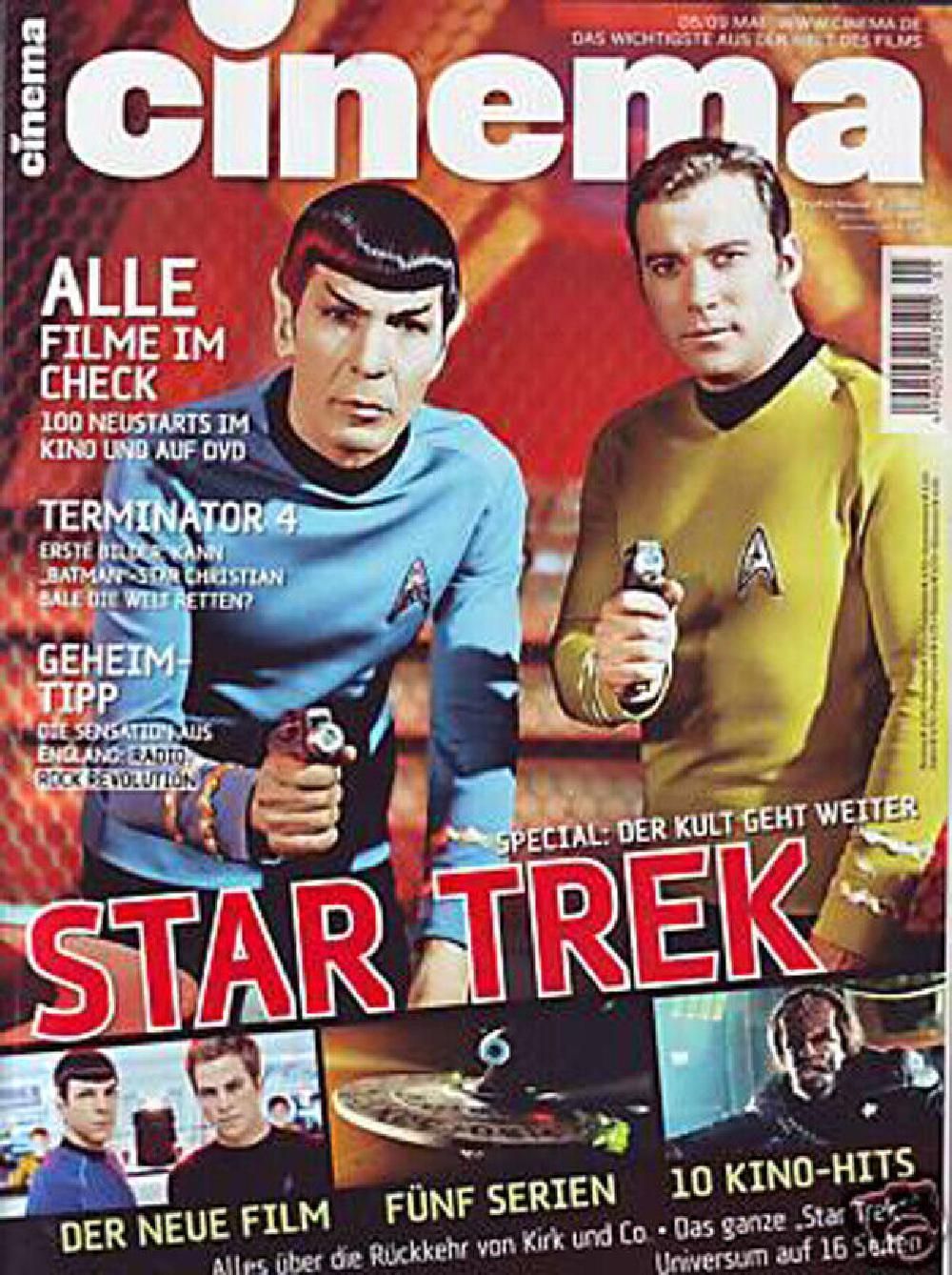 Cinema Magazin Deutschland 2009-05 Star Trek Shatner Nimoy