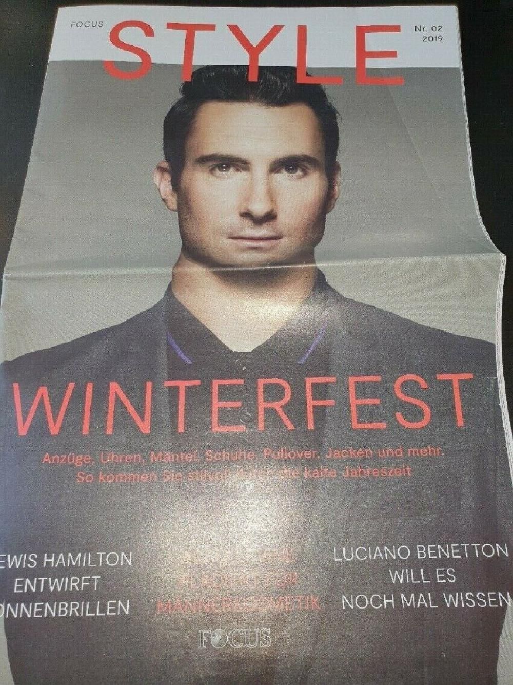 Focus Style Magazin Deutschland 2019-02 Adam Levine