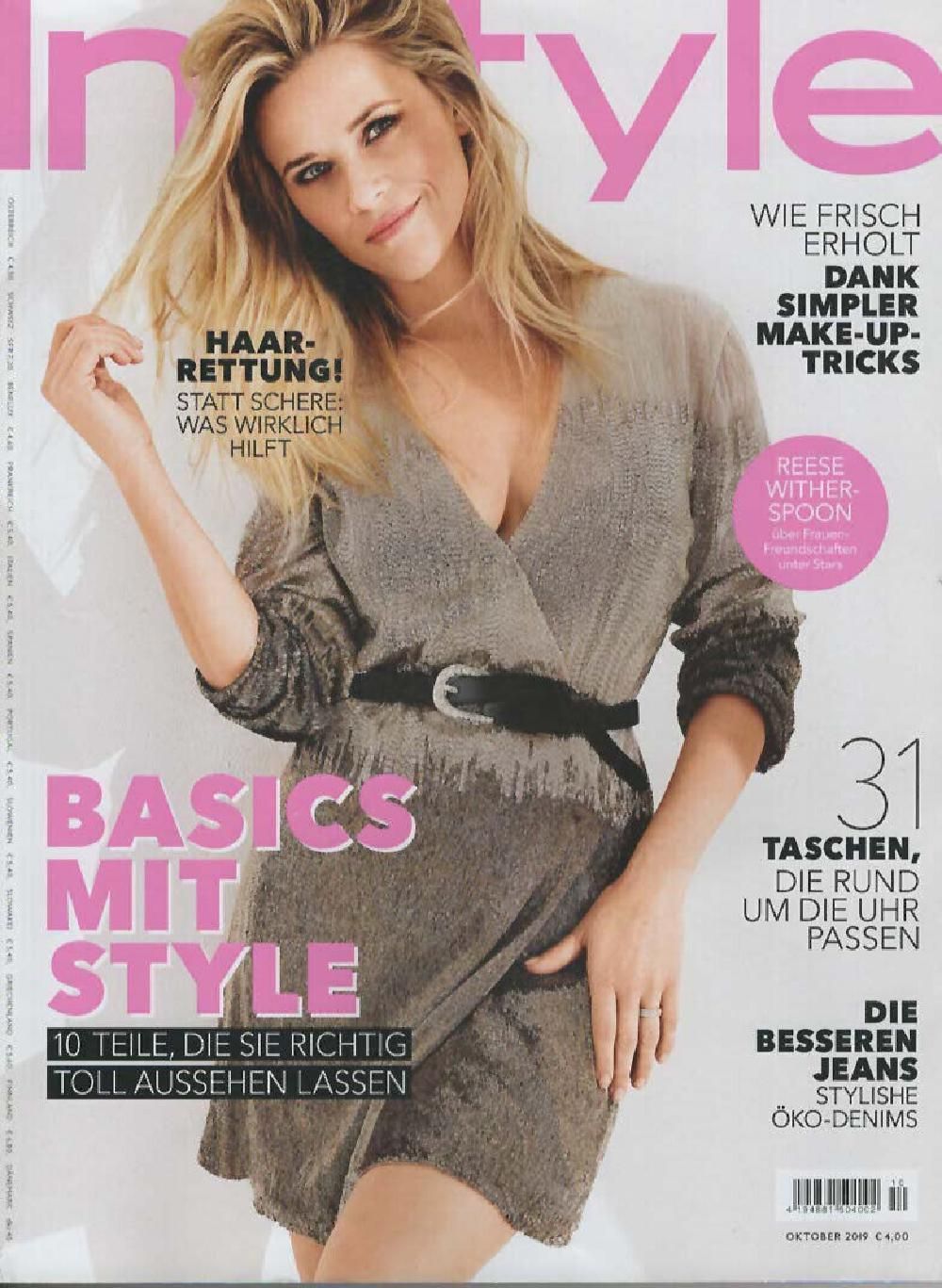 InStyle Magazin Deutschland 2019-10 Reese Witherspoon