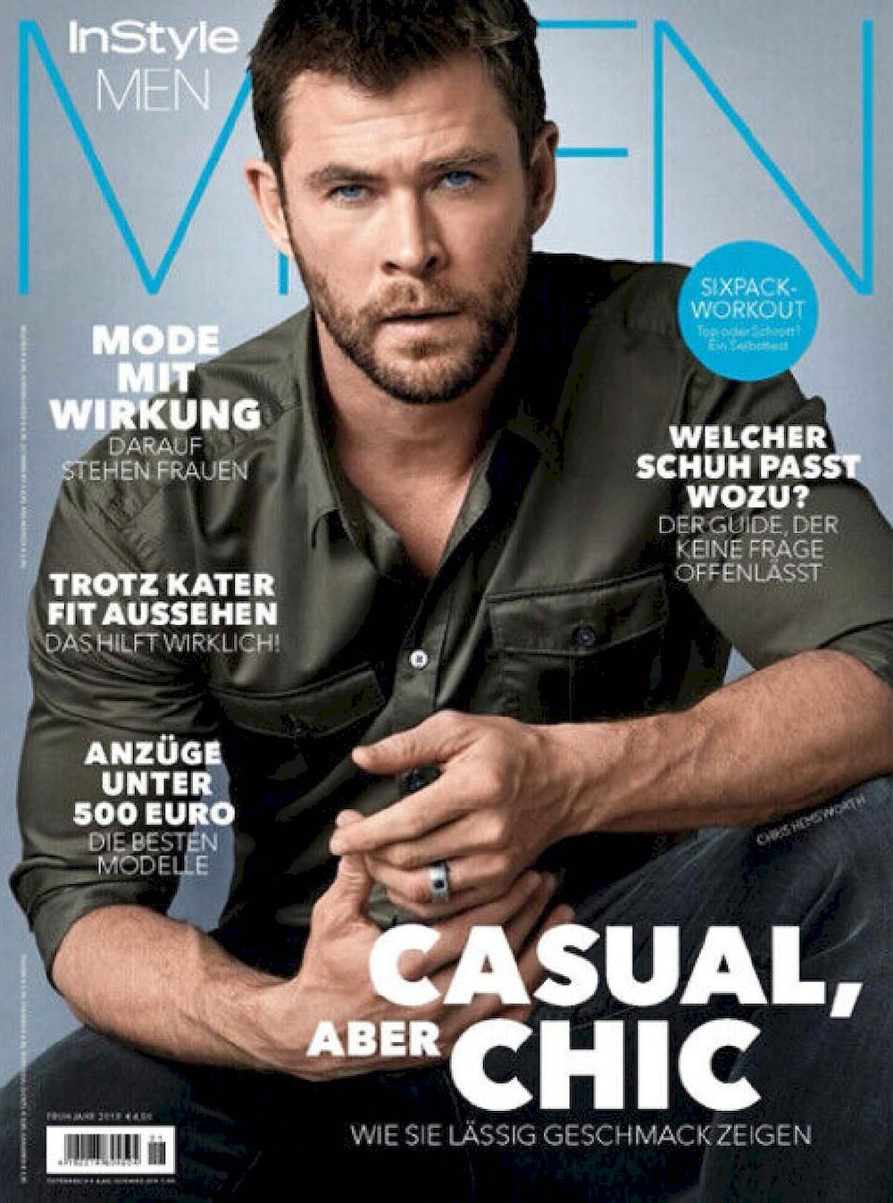 InStyle Men Magazin Deutschland 2019-01 Chris Hemsworth