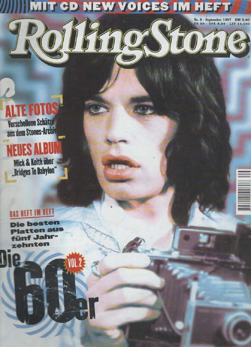 Rolling Stone Magazin Deutschland 1997-09 Mick Jagger