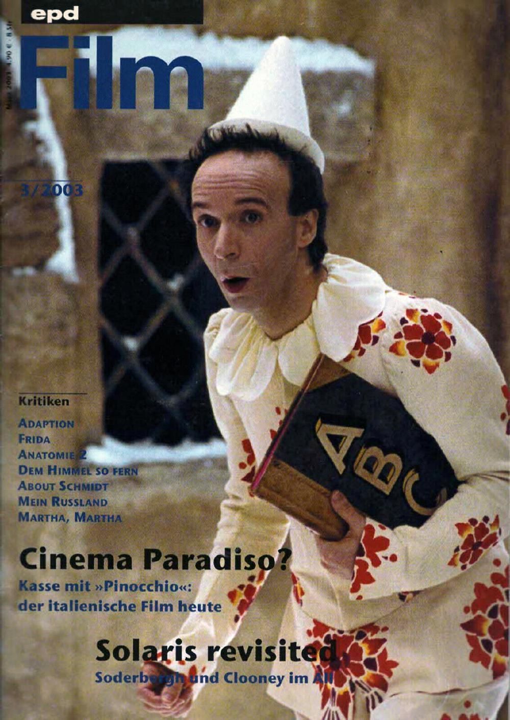 EPD Film Magazin Deutschland 2003-03 Roberto Benigni