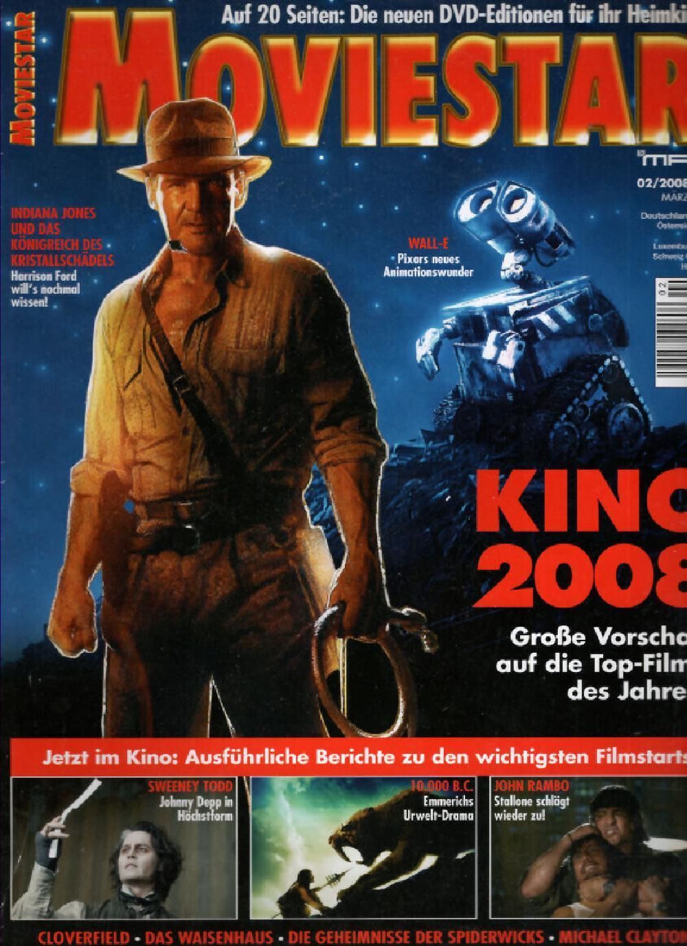Moviestar Magazin Deutschland 2008 #108 Harrison Ford