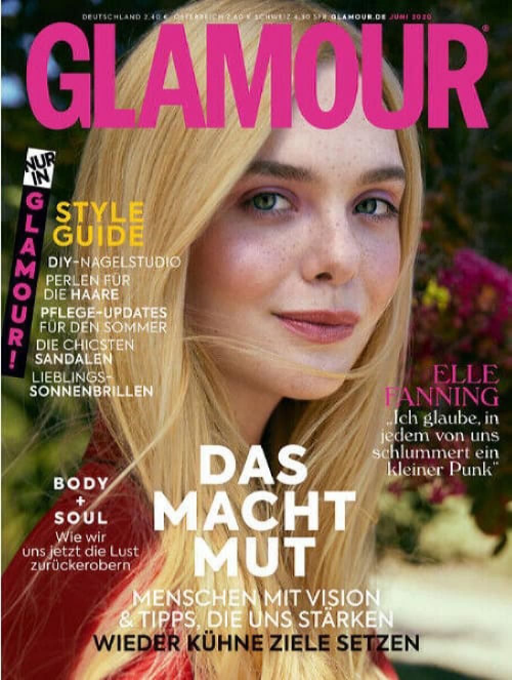 Glamour Magazin Deutschland 2020-06 Ella Fanning