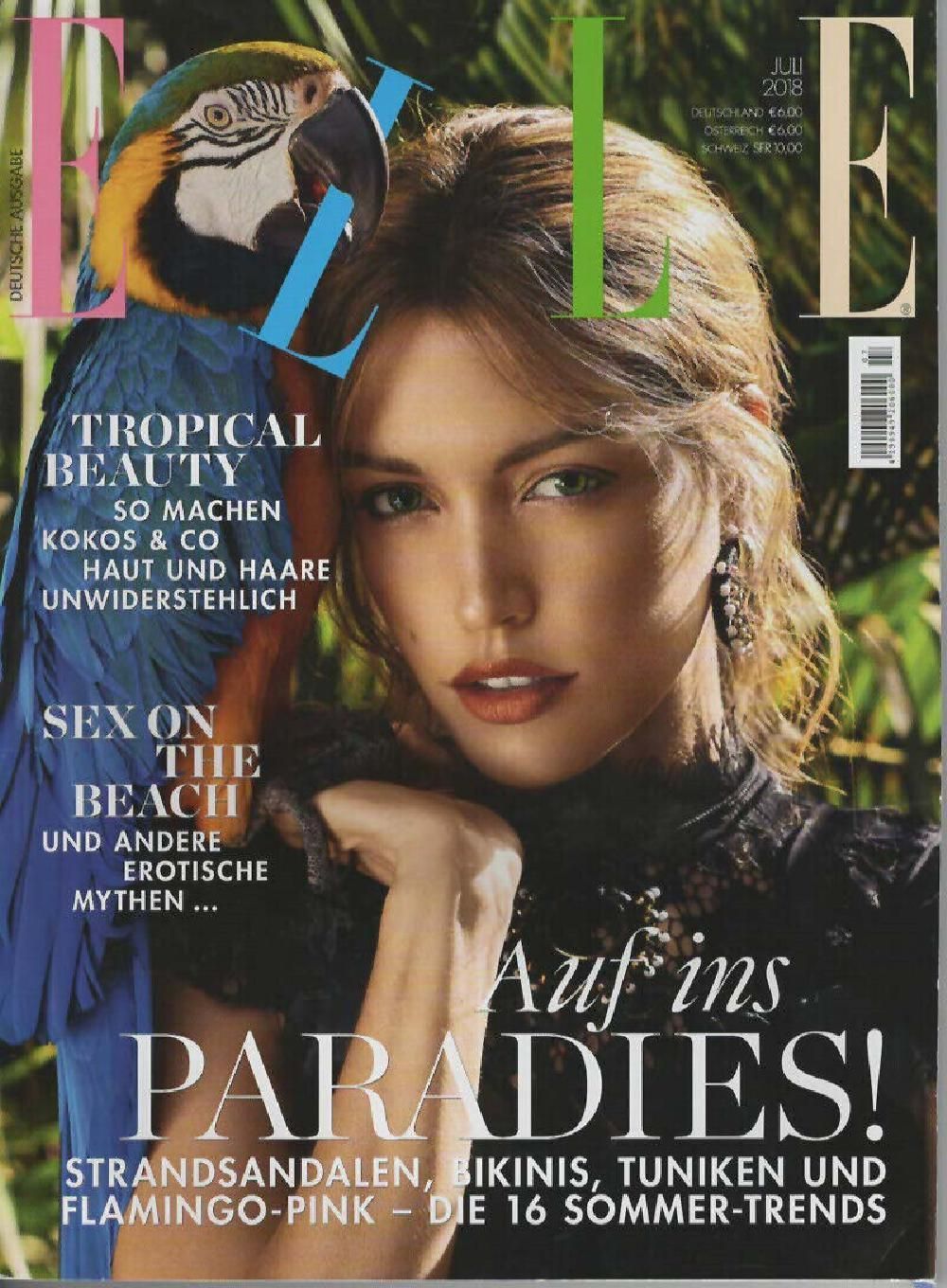 Elle Magazin Deutschland 2018-07 Olivia Garson