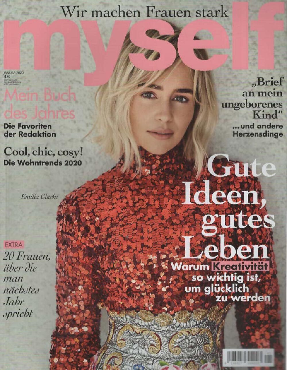 Myself Magazin Deutschland 2020-01 Emilia Clarke