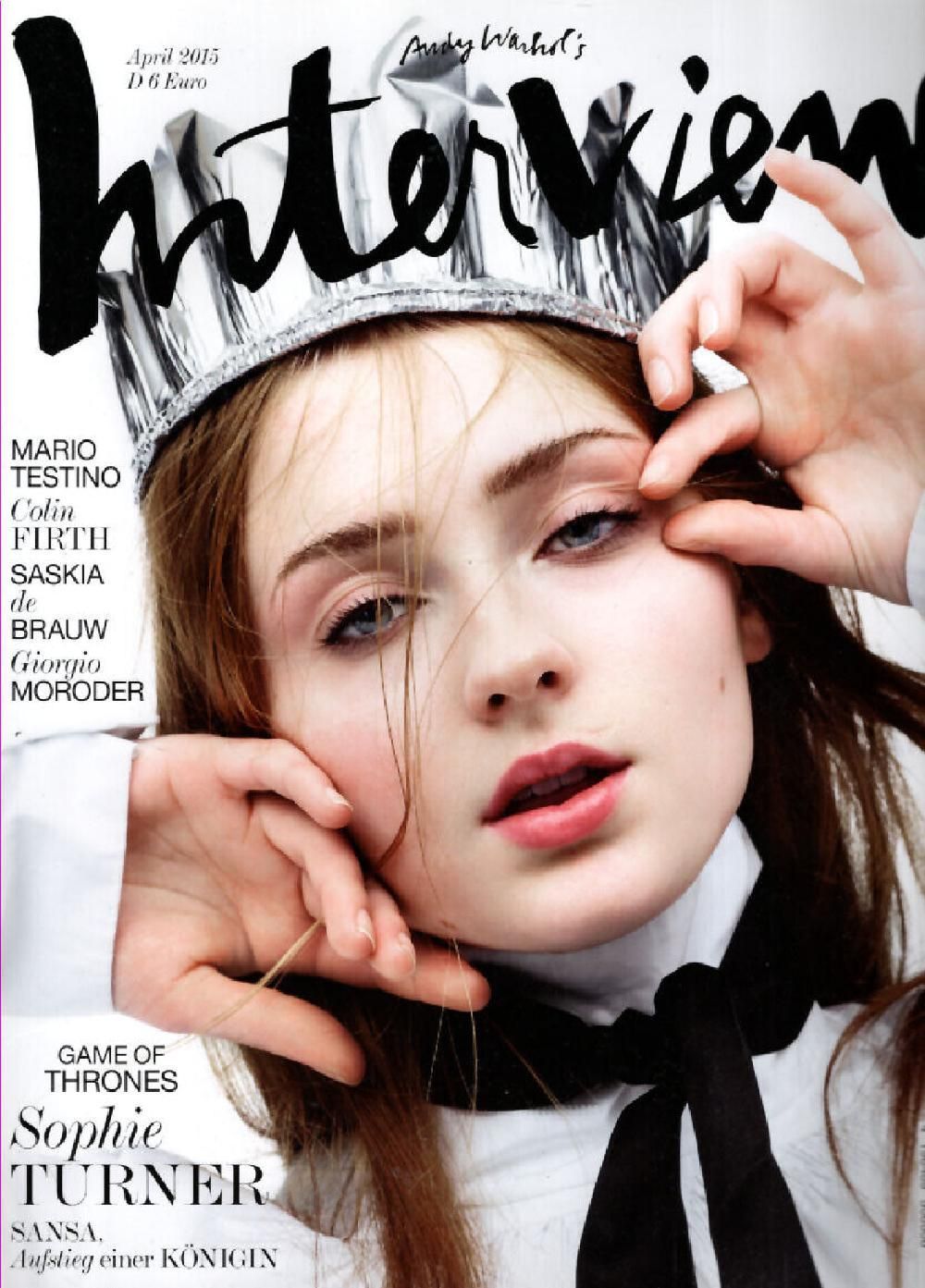 Interview Magazin Deutschland 2015-04 Sophie Turner