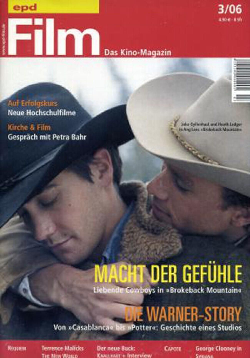 EPD Film Magazin Deutschland 2006-03 Heath Ledger Jake Gyllenhaal