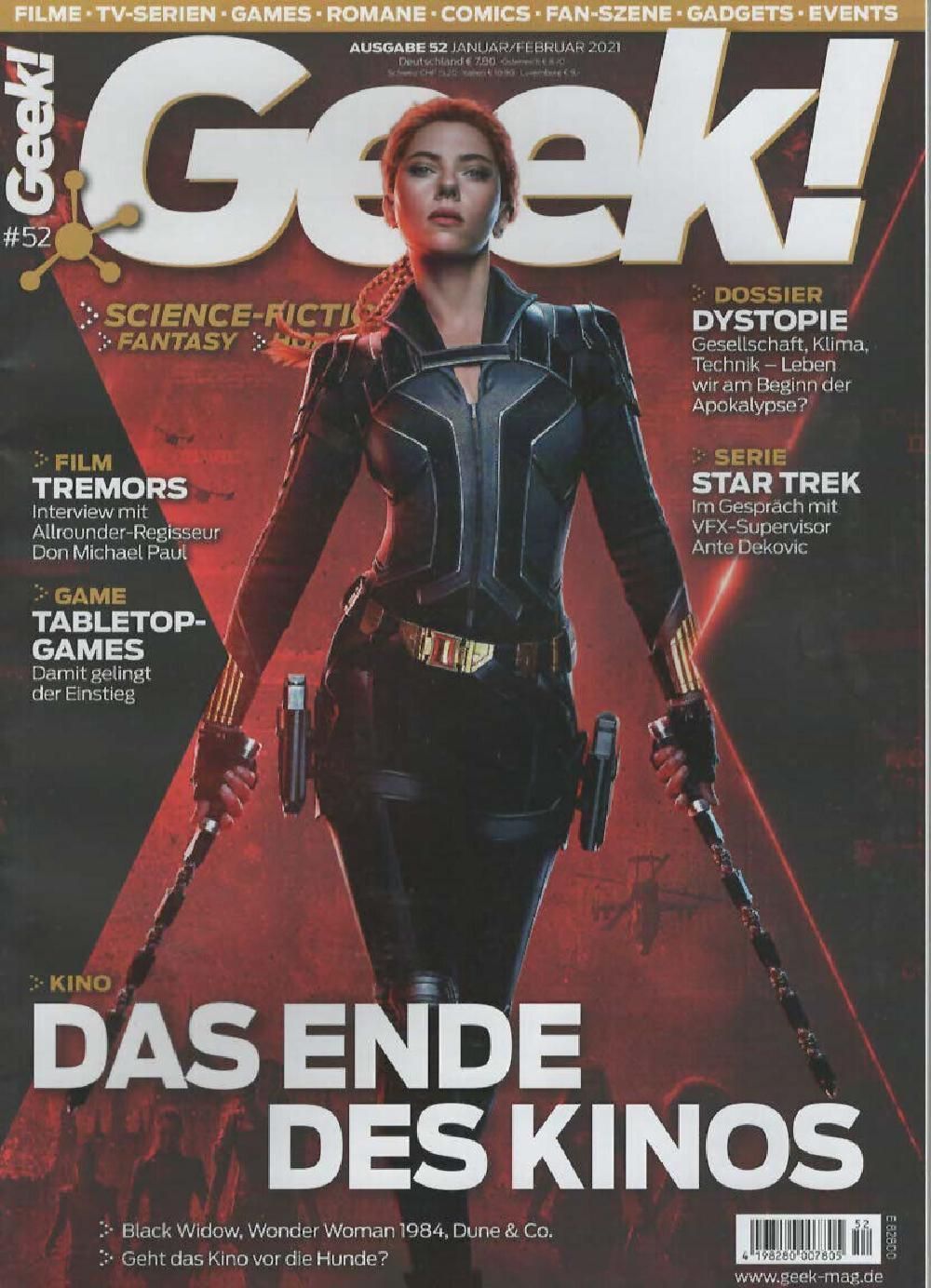 Geek Magazin Deutschland 2021 #52 Scarlett Johansson