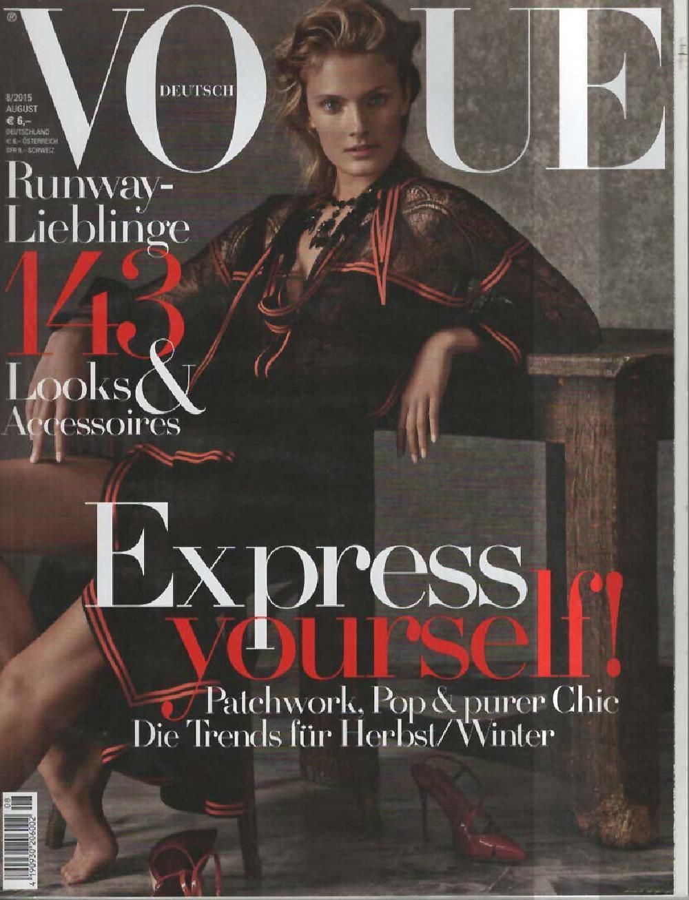 Vogue Magazin Deutschland 2015-08 Constance Jablonski