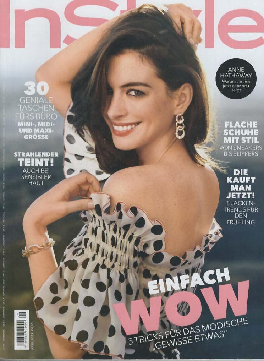 InStyle Magazin Deutschland 2019-04 Anne Hathaway