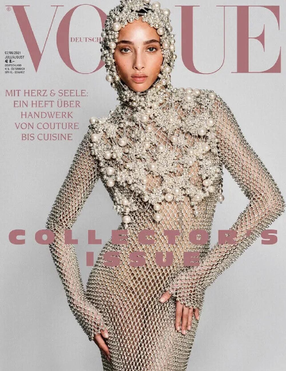 Vogue Magazin Deutschland 2021-07+08 Yasmin Wijnaldum