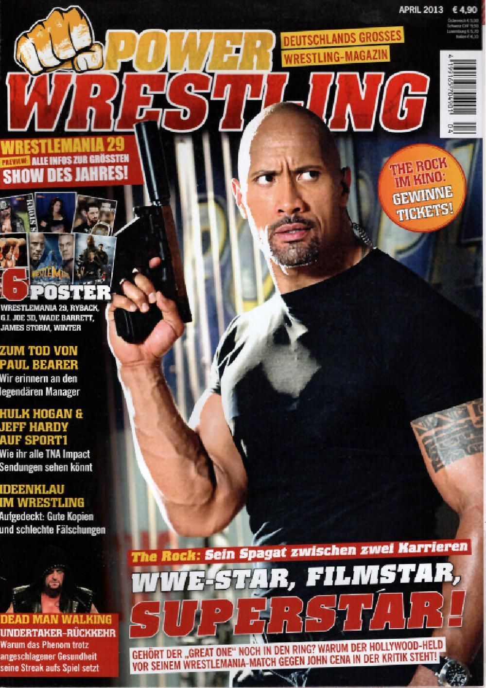 Power Wrestling Magazin Deutschland 2013-04 Dwayne Johnson