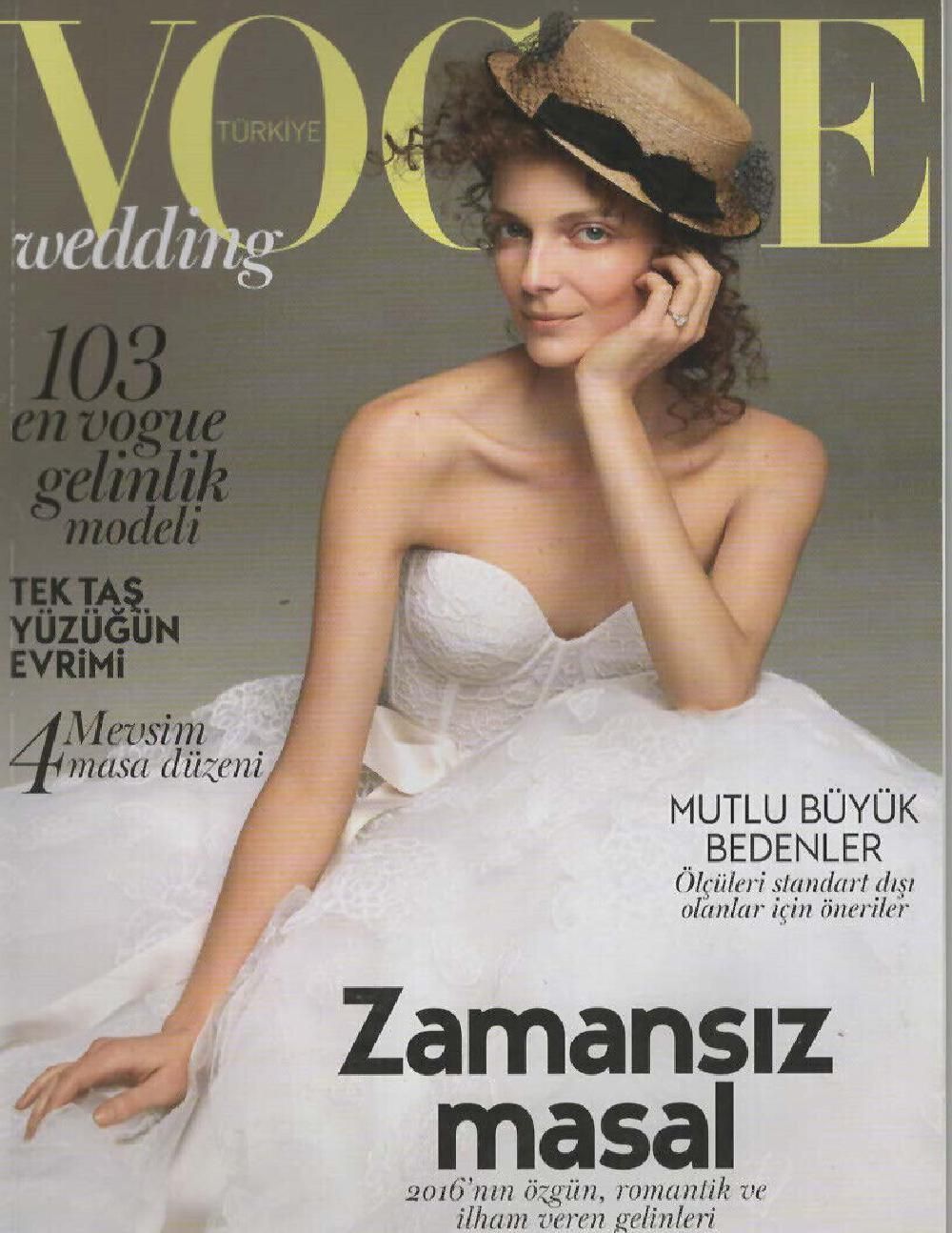 Vogue Wedding Magazin Türkei 2016 Nora Shopova