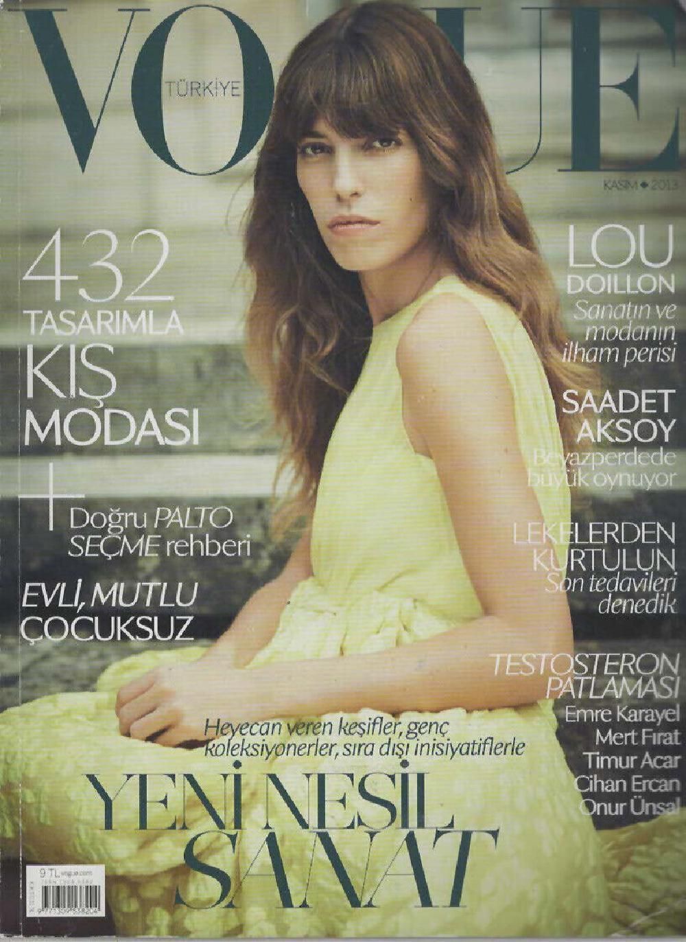 Vogue Magazin Türkei 2013-11 Lou Doillon