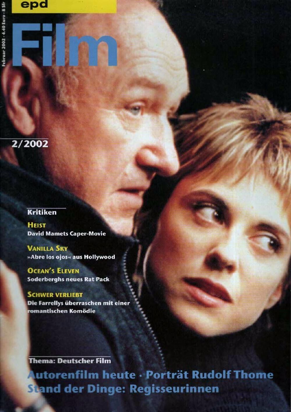 EPD Film Magazin Deutschland 2002-02 Gene Hackman Rebecca Pidgeon