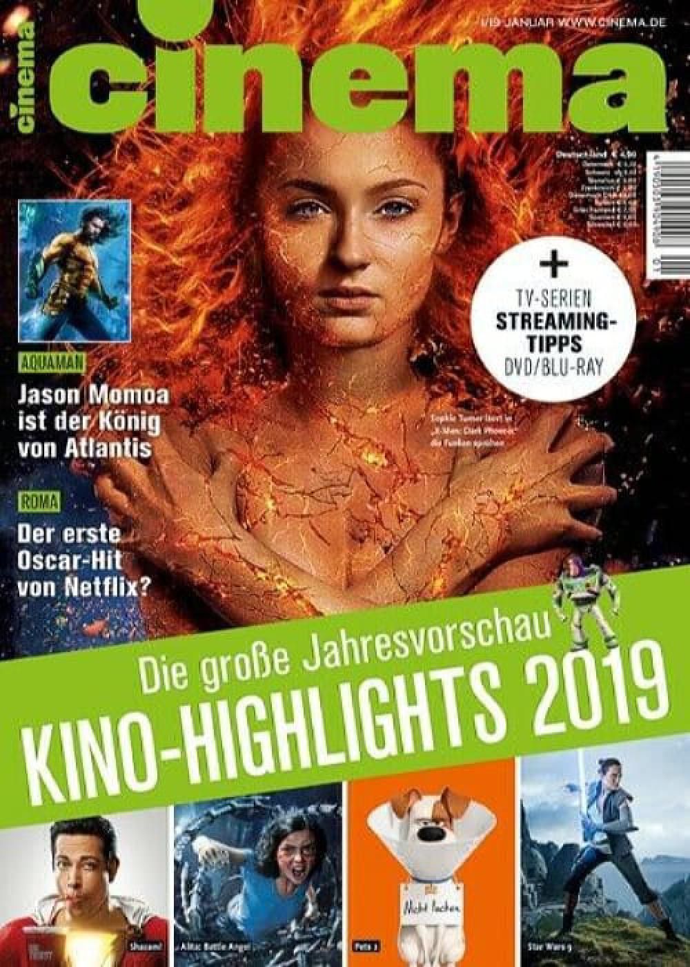 Cinema Magazin Deutschland 2019-01 Sophie Turner Jason Momoa