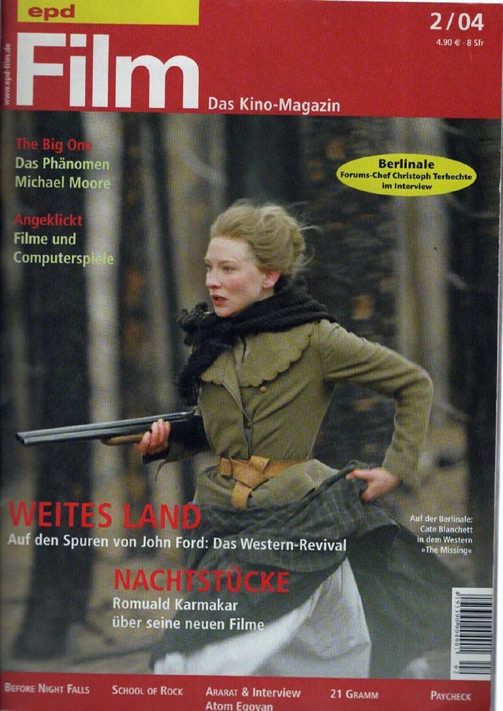 EPD Film Magazin Deutschland 2004-02 Cate Blanchett