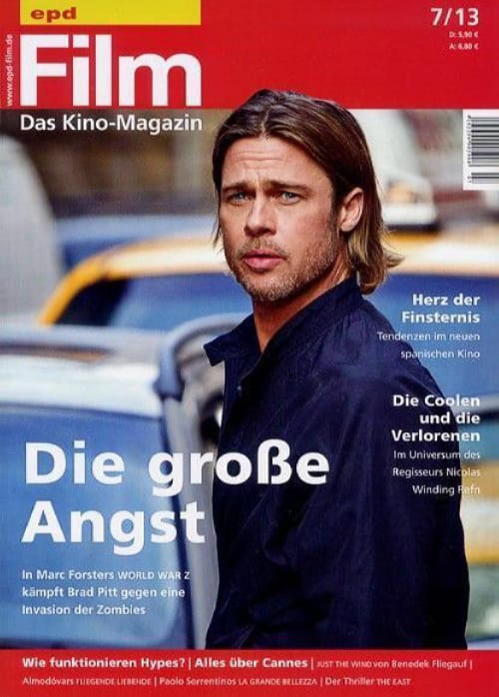 EPD Film Magazin Deutschland 2013-07 Brad Pitt