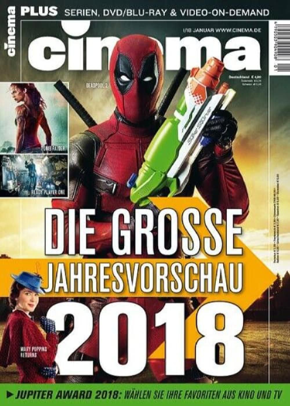 Cinema Magazin Deutschland 2018-01 Deadpool 2 Tomb Raider Mary Poppins
