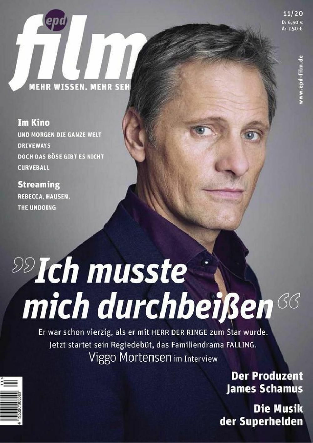 EPD Film Magazin Deutschland 2020-11 Viggo Mortensen James Schamus
