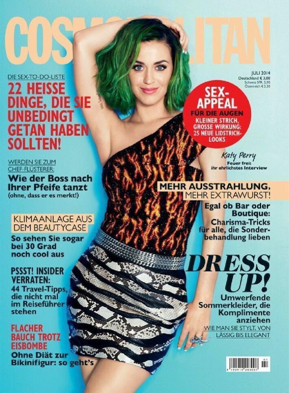 Cosmopolitan Magazin Deutschland 2014-07 Kate Perry