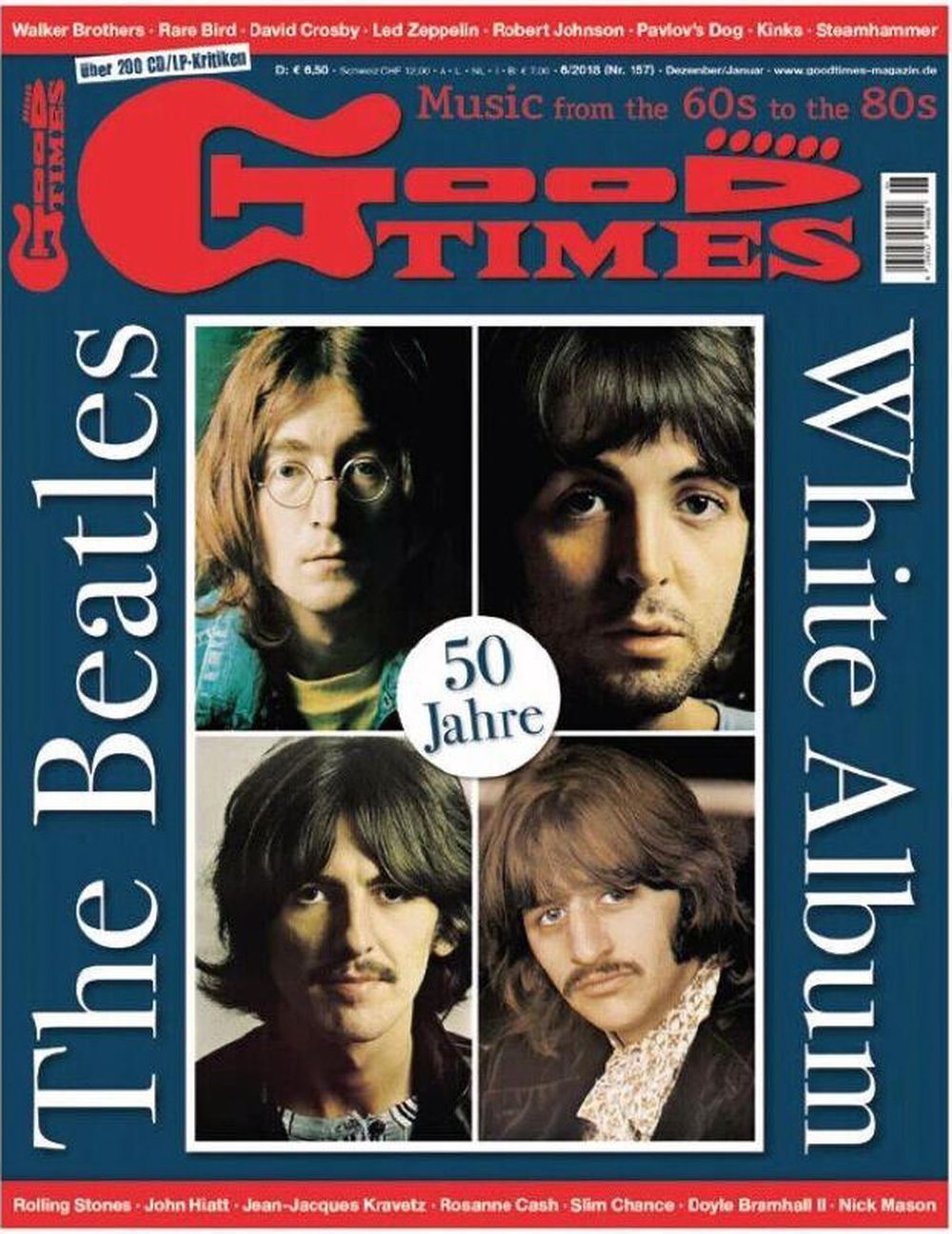 Good Times Magazin Deutschland 2018-06 The Beatles Walker Brothers David Crosby