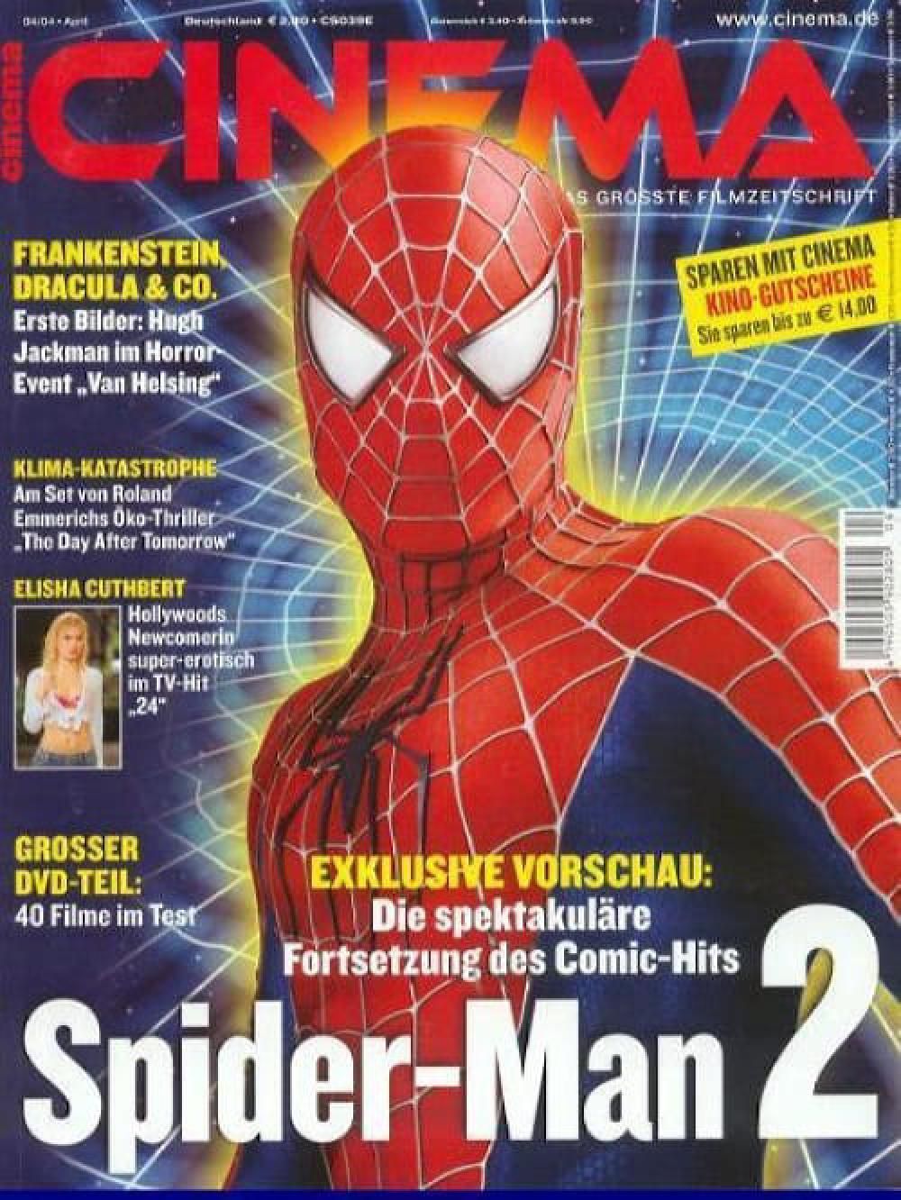Cinema Magazin Deutschland 2004-04 Spider Man Elisha Cuthbert