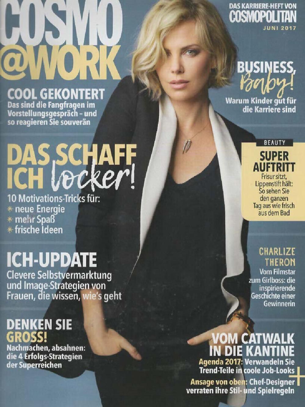 Cosmo@Work Magazin Deutschland 2017-06 Charlize Theron