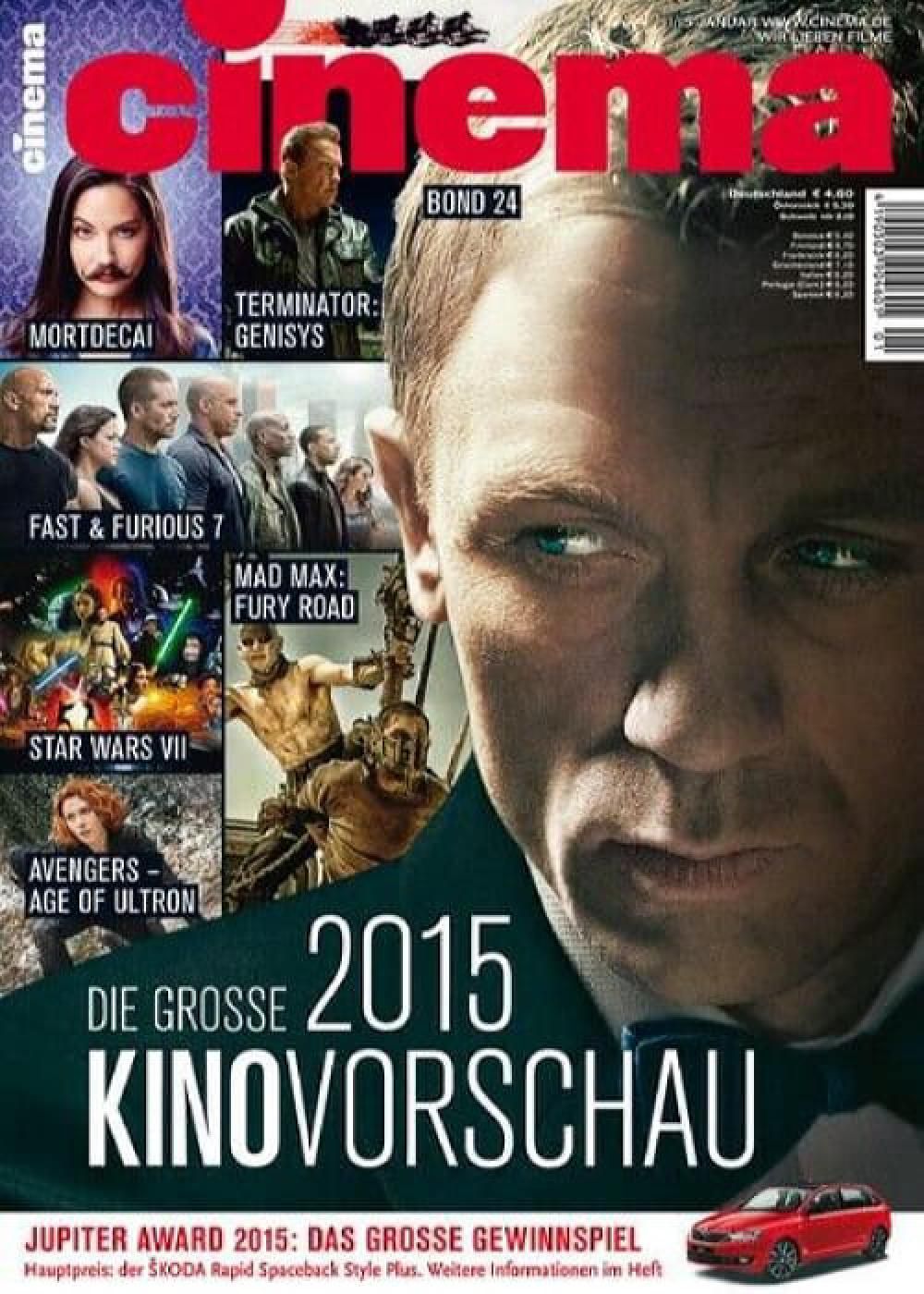 Cinema Magazin Deutschland 2015-01 Daniel Craig Mortdecai