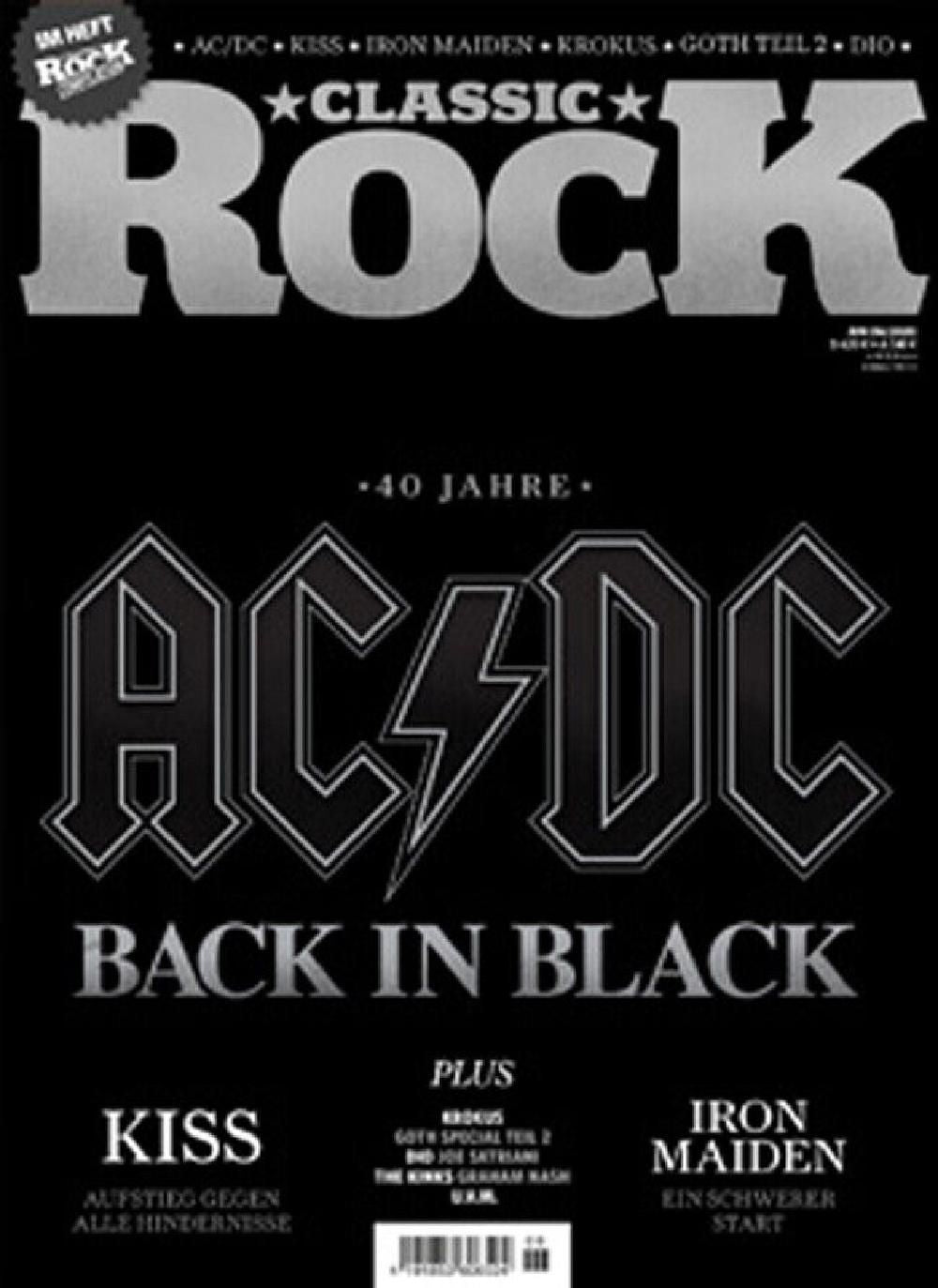 Classic Rock Magazin Deutschland 2020-06 ACDC Kiss Iron Maiden Krokus Dio The Kinks AC/DC