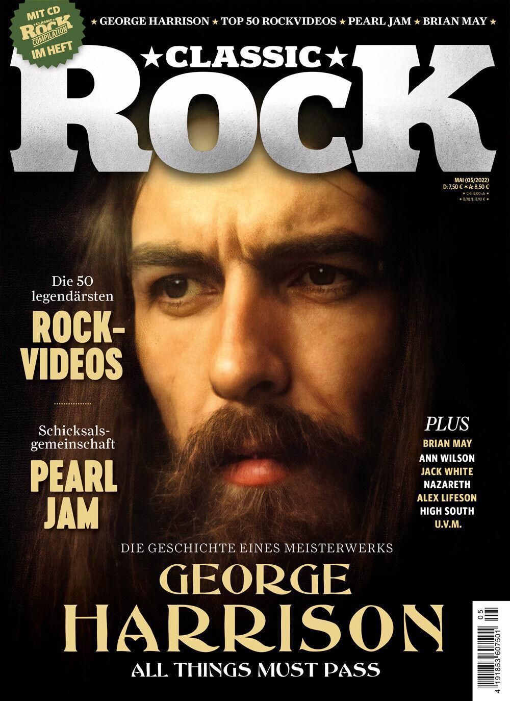 Classic Rock Magazin Deutschland 2022-06 George Harrison Brian May Jack White #109