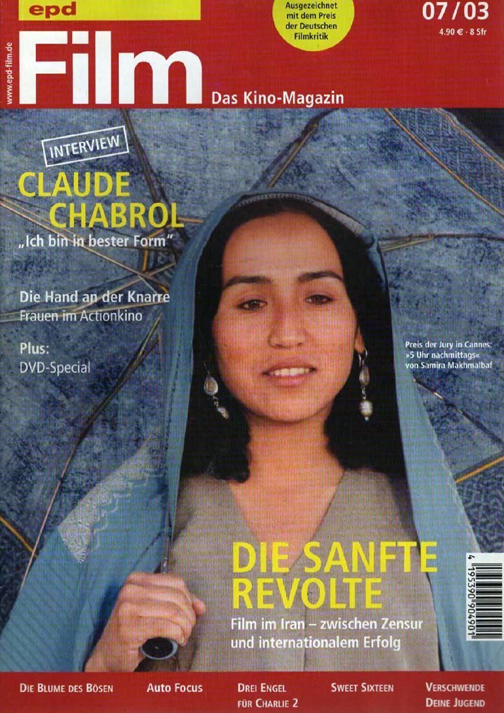 EPD Film Magazin Deutschland 2003-07 Samira Makhmalbaf Claude Chabrol