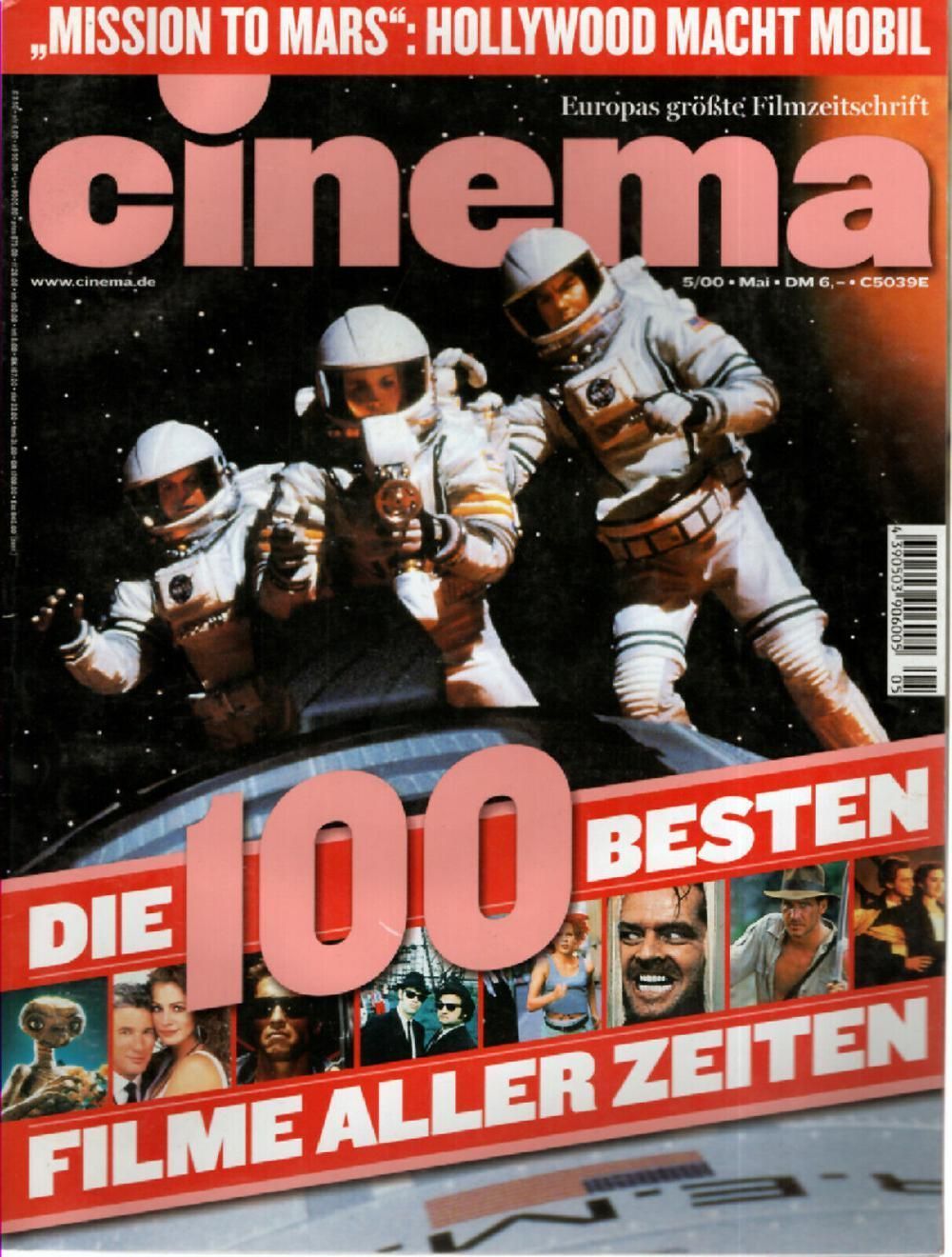 Cinema Magazin Deutschland 2000-05 Gary Sinise Tim Robbins Don Cheadle