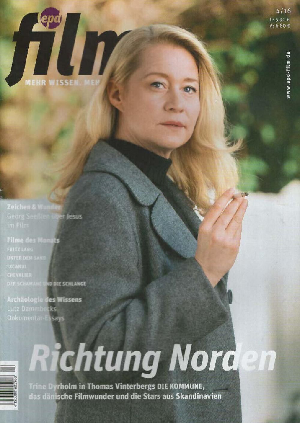 EPD Film Magazin Deutschland 2016-04 Trine Dyrholm