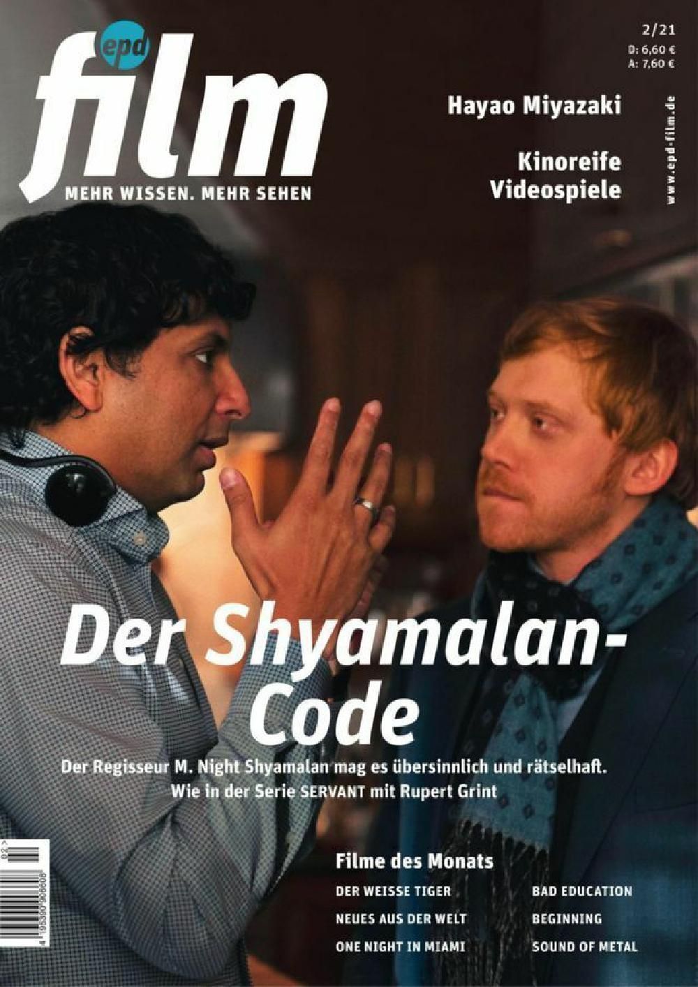 EPD Film Magazin Deutschland 2021-02 Rupert Grint Hayao Miyazaki