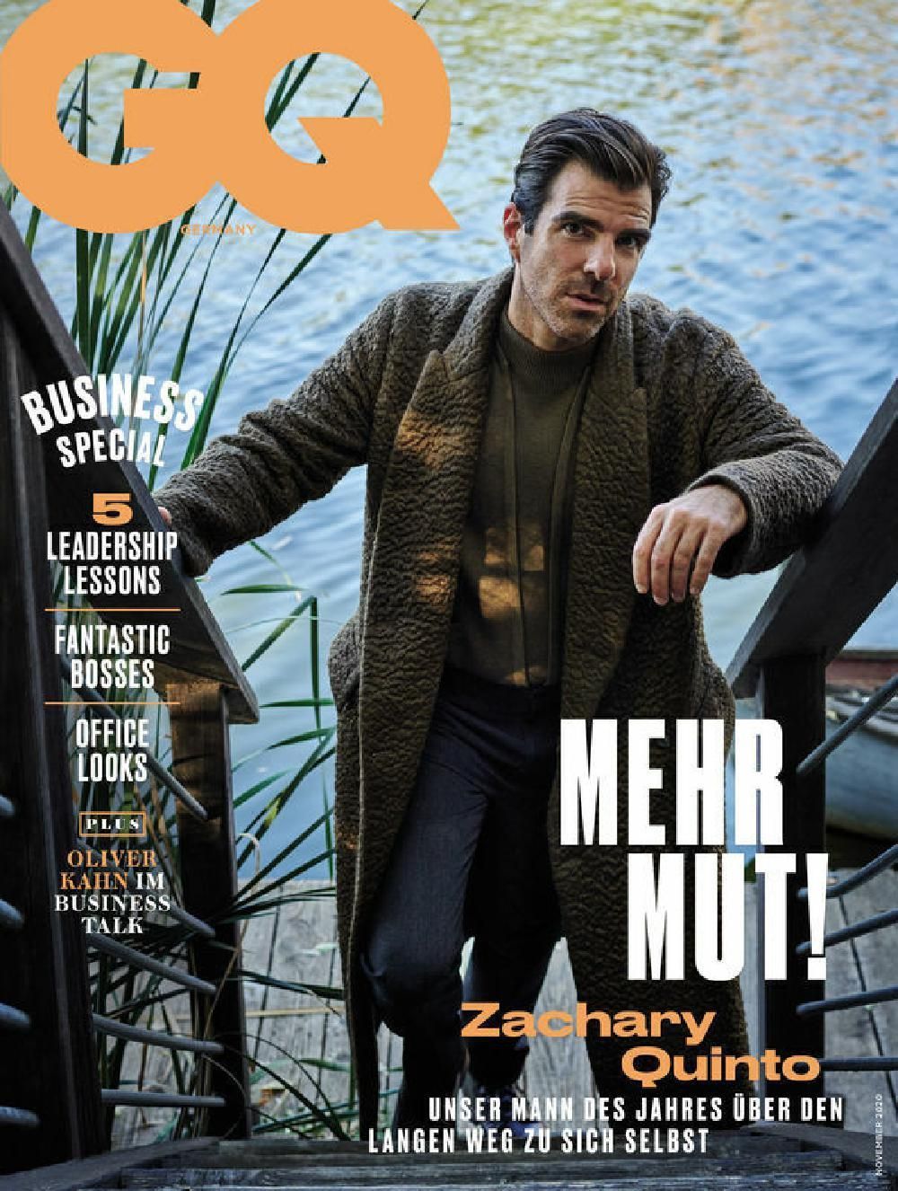 GQ Magazin Deutschland 2020-11 Zachary Quinto