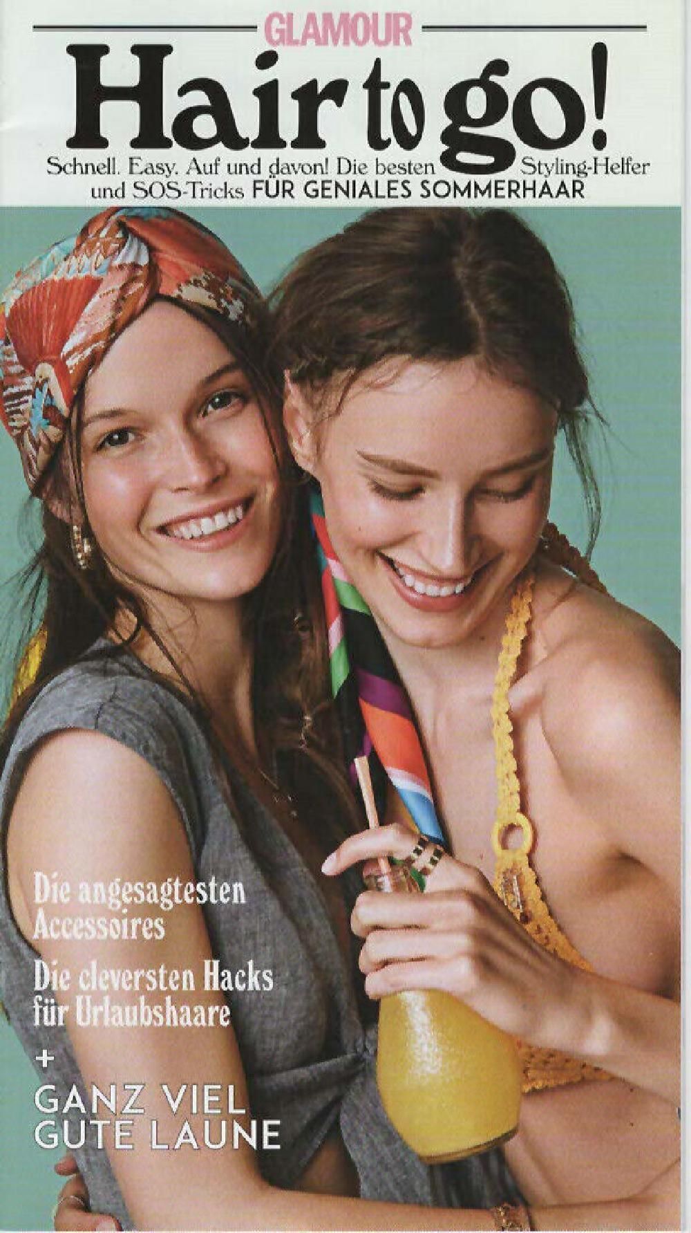 Glamour Hair To Go Magazin Deutschland 2017 Valeria Miro Runa Wirth